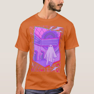 Vaporwave Ghost Sheet Ghost Ästhetisches Retro der T-Shirt