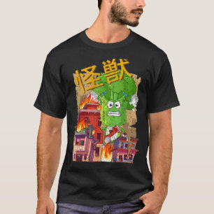 Vaporwave Glitch Ästhetische Art Vegetarian City K T-Shirt