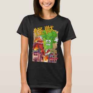 Vaporwave Glitch Ästhetische Art Vegetarian City K T-Shirt
