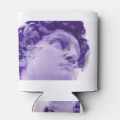 Vaporwave Glitch Statue Dosenkühler (Rückseite)