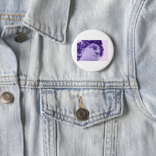 Vaporwave griechische Störschubstatue Button (Beispiel)