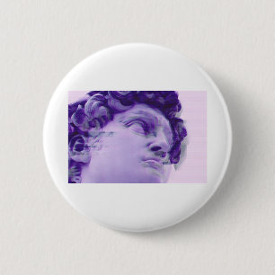 Vaporwave griechische Störschubstatue Button