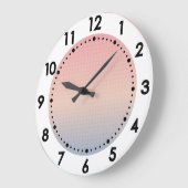 Vaporwave Große Wanduhr (Winkel)
