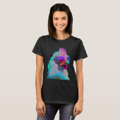 Vaporwave-Huhn T-Shirt (Vorne ganz)