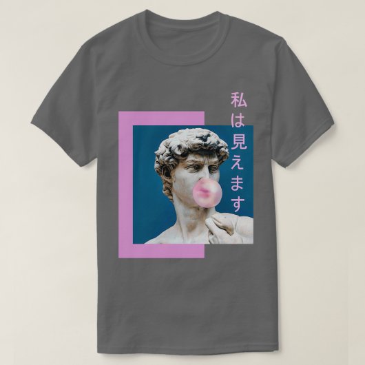 Vaporwave i T-Shirt (Design vorne)