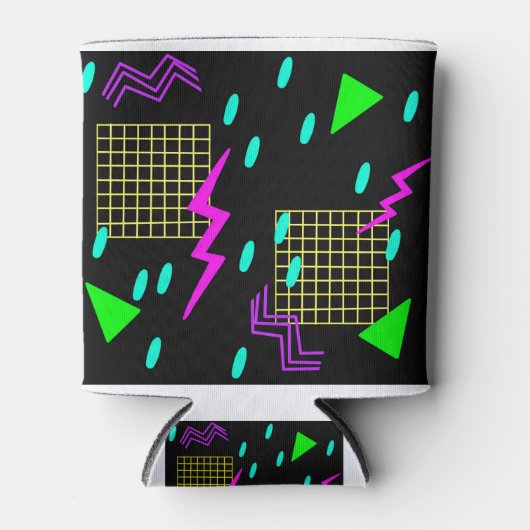 Vaporwave in Schwarz Dosenkühler (Vorderseite)