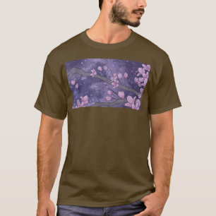 Vaporwave Japan Stil japanische Kirschblüte Saku T-Shirt