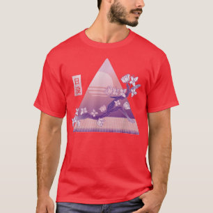 Vaporwave Japan Style Japanisch Kirry Blossom Saku T-Shirt