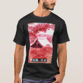 Vaporwave Japanischer Ästhetik Streetwear Tempel T-Shirt (Vorderseite)