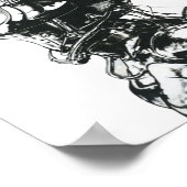 Vaporwave Japanischer Cyberpunk Poster (Ecke)