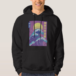 Vaporwave Kanagawa Hoodie