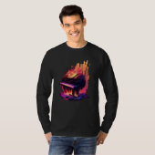Vaporwave-Klavier T-Shirt (Vorne ganz)