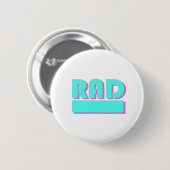Vaporwave Knopf - krasser Vaporwave Knopf Button (Vorne & Hinten)