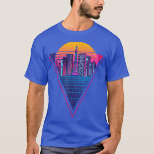 Vaporwave Music Japanisch Otaku Retro City  T-Shirt