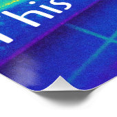 Vaporwave Neon 80er Tropische Wärme Poster (Ecke)