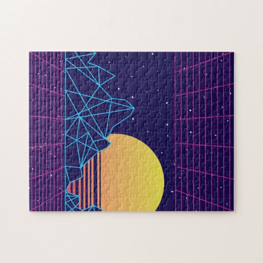 Vaporwave Puzzle (Horizontal)