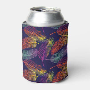 Vaporwave Regenbogenfarben Blatt Vibes Hawaii Dosenkühler