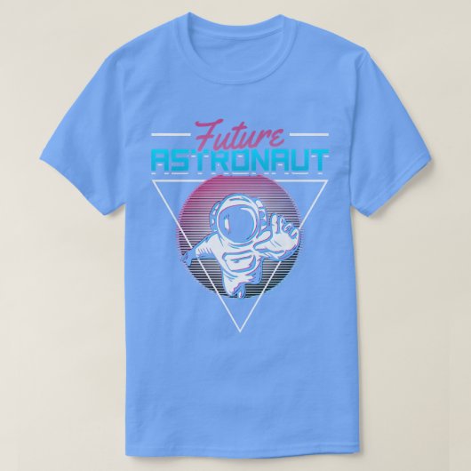 Vaporwave Retro Outer Space Science Future Ast T-Shirt (Design vorne)