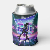 Vaporwave Roller Skate Geburtstagsparty Dosenkühler (Kanne Vorderseite)