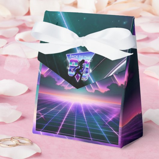 Vaporwave Roller Skate Geburtstagsparty Geschenkschachtel (Hochzeit)