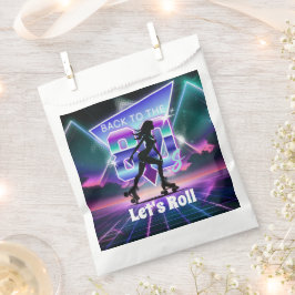 Vaporwave Roller Skate Geburtstagsparty Geschenktütchen