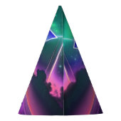 Vaporwave Roller Skate Geburtstagsparty Partyhütchen (Rückseite)