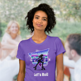 Vaporwave Roller Skate Geburtstagsparty T-Shirt