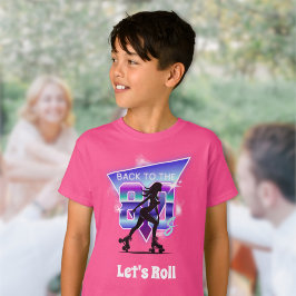 Vaporwave Roller Skate Geburtstagsparty T-Shirt