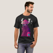 Vaporwave Samurai Warrior New Urban Japanese Style T-Shirt (Vorne ganz)