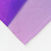 Vaporwave Schwarze Katze Fleecedecke (Ecke)
