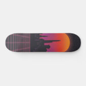 Vaporwave Skateboard (Horizontal)