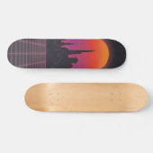 Vaporwave Skateboard (Horizontal)