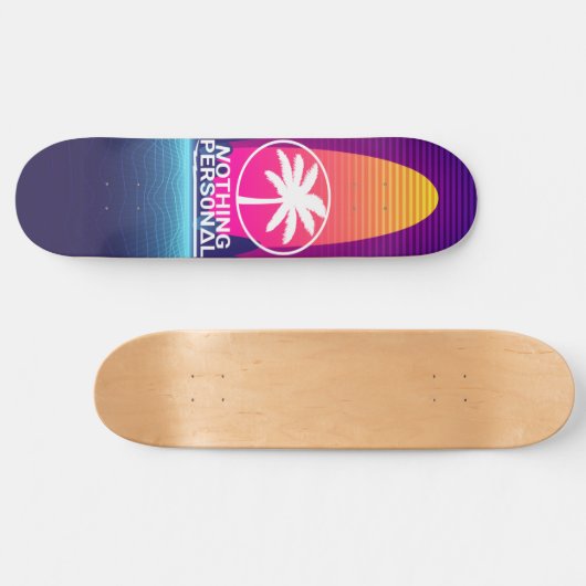 Vaporwave-Skateboards Skateboard (Horizontal)
