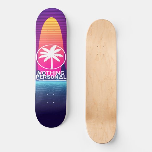 Vaporwave-Skateboards Skateboard (Vorderseite)