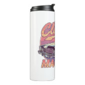 Vaporwave Style Classic Automobile Thermosbecher (Nach links gedreht)