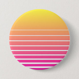 Vaporwave Sun Button