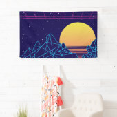 Vaporwave Sunset Banner (Insitu)