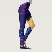 Vaporwave Sunset Leggings (Rechts)