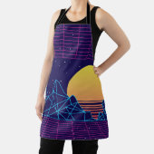 Vaporwave Sunset Schürze (InSitu)