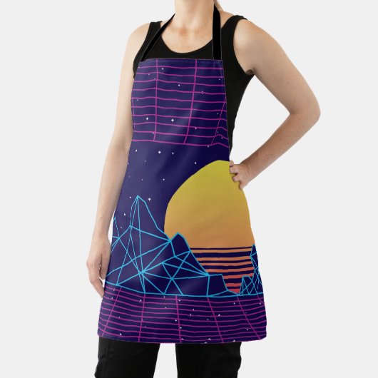 Vaporwave Sunset Schürze (InSitu)