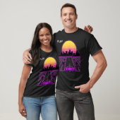 Vaporwave Sunset Synthwave Cyberpunk Outrun 80er M T-Shirt (Unisex)