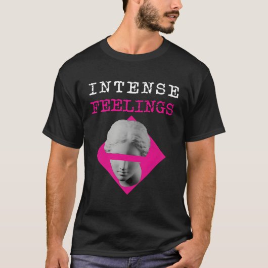 Vaporwave Synthwave Intensive Gefühls T-Shirt (Vorderseite)