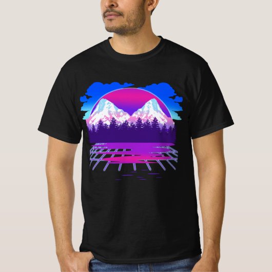 Vaporwave T-Shirt (Vorderseite)