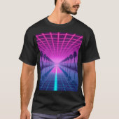 "Vaporwave T-Shirt", "Retro 80er Tee", "Synthwave T-Shirt (Vorderseite)
