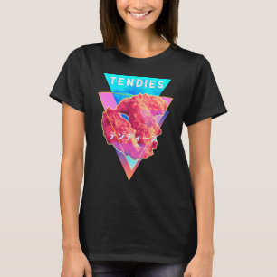 Vaporwave Tendies Chicken Tenders Japanisches Kanj T-Shirt
