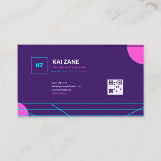 Vaporwave Visitenkarte