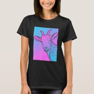 Vaporwave-Ziegen-Ästhetik Pastell-Goth-Ziege T-Shirt