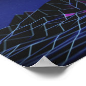 Vaporwelle Poster (Ecke)