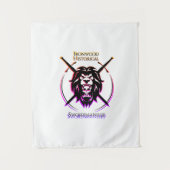 Vaporwellenbanner Wandteppich (Vorderseite)