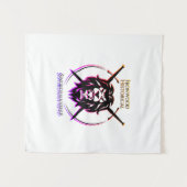 Vaporwellenbanner Wandteppich (Vorderseite (Horizontal))